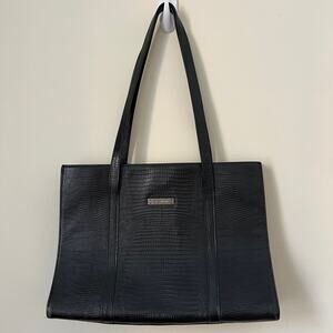 Guy Laroche Black Leather Shoulder Bag